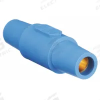 Gender Reversing Connector: Female-Female, Blue, 600V AC/600V DC, 400 A, 16 Series (MPN HBLDFBL). Key specifications — Brand: HUBBELL.