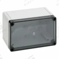 RITTAL Electrical Enclosure: Fiber-Glass Reinforced Polycarbonate, 110 mm x 180 mm x 90 mm, NEMA 4X (MPN 9514100). Key specifications — Brand: RITTAL; Closure Method: Screws; Enclosure Material: Fiber-Glass Reinforced Polycarbonate; Knockouts: Not Included.