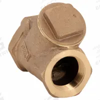 MILWAUKEE VALVE Swing Y Check Valve: Swing, Y-Style Valve Body, 1 1/2 in Pipe Size, FNPT x FNPT, NPT (MPN 509Y 1-1/2"). Key specifications — Brand: MILWAUKEE VALVE.