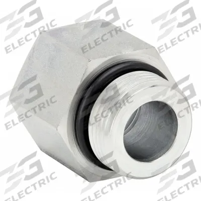 PARKER Metal Pipe Straight: Straight, Steel, 3/4 in x 1/4 in - Hydraulic Threaded Extreme-Pressure Pipe Fittings