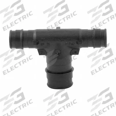 UPONOR Barbed Tee: 1 1/4 in ID x 1 1/4 in ID x 1/2 in ID Size - Expansion Polymer Barbed Tube Fittings
