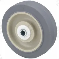 APPROVED VENDOR Caster Wheel: 4 in Wheel Dia., 1 1/4 in Wheel Wd, Rubber, 165 lb Load Rating, Gray (MPN P-PRP-040X013/038D). Key specifications — Wheel Core Material: Plastic; Wheel/Tread Color: Gray; Brand: APPROVED VENDOR.