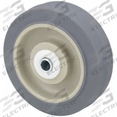 APPROVED VENDOR Caster Wheel: 4 in Wheel Dia., 1 1/4 in Wheel Wd, Rubber, 165 lb Load Rating, Gray (MPN P-PRP-040X013/038D). Key specifications — Wheel Core Material: Plastic; Wheel/Tread Color: Gray; Brand: APPROVED VENDOR.