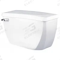 GERBER Toilet Tank: Ultra Flush®, Not ADA Compliant, Left Hand Trip Lever, 1.6 gpf Gallons per Flush (MPN G0028380SP). Key specifications — Flush Handle Type: Left Hand Trip Lever; Features: Flushmate Pressure Vessels; Color: White; Brand: GERBER.
