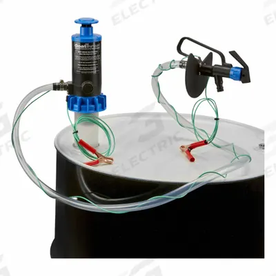 GOATTHROAT PUMPS Hand Pump: Piston, Pump with Hose & Spout, Bung, 48 oz per stroke - Down-Stroke Fuel Transfer Pumps