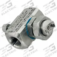 EXAIR Atomizing Spray Nozzle: Pressure, 4.4 scfm, Narrow Angle Flat, 1/4 in FNPT, FNPT (MPN EF1040SS). Key specifications — Flow Rate: 4.4 scfm; Spray Pattern @ 15 In.: Narrow Angle Flat; Material: Stainless Steel; Mix Type: External; Brand: EXAIR.