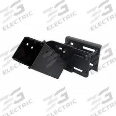GAMBER-JOHNSON Device Mount: Forklifts, Black, 2 1/2 in Overall Ht, 6 5/8 in Overall Wd (MPN 7160-1306-01). Key specifications — Color: Black; Includes: Large Back Plate; Features: Adjustable to Fit 3.5 in to 4.5 in Width and Set at 2.5 in Tall; Compatible Vehicle Type: Forklifts.