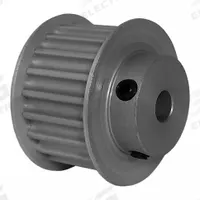 DAYTON Timing Pulley: Modified Curvilinear, Fixed, For GT Timing Belt Section, For 15 mm Belt Wd (MPN 20-5P15-6FA3). Key specifications — attr1328801: DAYTON; attr1328807: Clear Anodized; attr1328808: Powerhouse®.