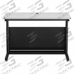 VERSADESK Standing Desk: White, Wood, 48 in Overall Wd, 24 in Overall Dp, 36 in Max Desktop Ht (MPN CTL4824-BW). Key specifications — Frame Color: Black; Frame Material: Laminate; Brand: VERSADESK; Desktop Color: White; Desktop Material: Wood.