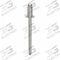 Blind Rivet,1.346" L,0.122" dia,PK500: Inch, 1 11/32 in Overall Lg, 1/4 in Body Lg, Open End, 500 PK (MPN AD42BS201). Key specifications — Brand: POP AVDEL.
