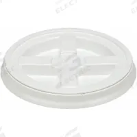 APPROVED VENDOR Pail Lid: Gasketed/Snap-On, 12 in Overall Dia, White, Plastic, FDA Compliant (MPN GA5W). Key specifications — UN Rating Liquids: Not Rated; Brand: APPROVED VENDOR; UN Rating Solids: Not Rated; Material: Plastic.