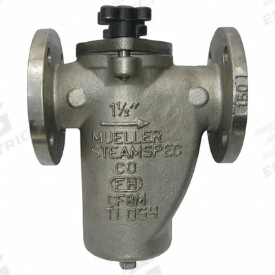 MUELLER STEAM SPECIALTY Basket Strainer: Stainless Steel, 0.062 in Screen Size, Single - Stainless Steel Basket Strainers