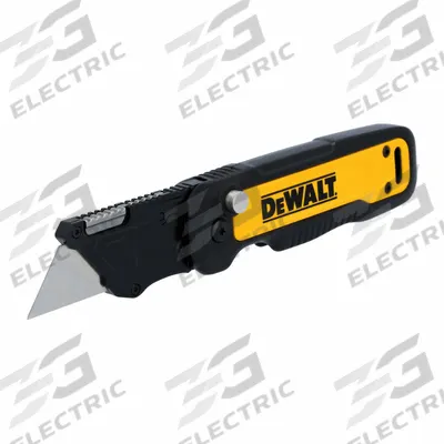 DEWALT Folding Utility Knife: 4.5 in/8.5 in, Steel, Aluminum - Assisted-Opening Utility Knives