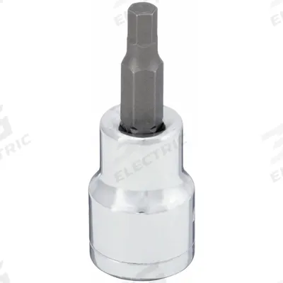 WESTWARD Socket Bit: 3/8 in Drive Size, Hex Tip, 5.5 mm Tip Size, 1 3/4 in Overall Lg - Hex Bit Sockets