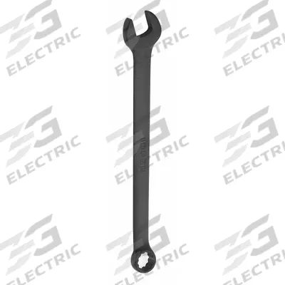 WESTWARD Combination Wrench: Alloy Steel, Black Oxide, 17 mm Head Size, 9 in Overall Lg - Metric 12-Point Combination Wrenches