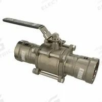 VIEGA MEGAPRESS Manual Two-Way Ball Valve: 2 in, 316 Stainless Steel, Straight Valve Body, PTFE, FKM (MPN 28505). Key specifications — Brand: VIEGA MEGAPRESS; Handle: Locking Lever.