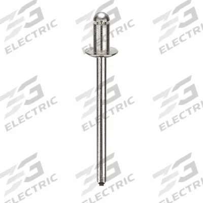 APPROVED VENDOR Blind Rivet,1 5/16 in L,1/8 in dia,PK500: Inch, 1 5/16 in Overall Lg, 7/32 in Body Lg - Domed-Head Blind Rivets