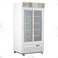 AMERICAN BIOTECH SUPPLY Chromatography Refrigerator: 33 cu ft, Upright, 1°C to 10°C, Sliding Glass (MPN ABT-HC-CS-33). Key specifications — Door Opening Style: Sliding; Color: White; Alarm Type: Temperature; Manufacturer Part Number: ABT-HC-CS-33; Brand: AMERICAN BIOTECH SUPPLY; Product Type: Chromatography Refrigerator; Door Type: Sliding Glass; Refrigerant Type: R-290.