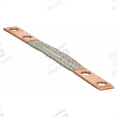 BURNDY Grounding Braid with Ferrule: 190 A Indoor/225 A Outdoor, Std Tongue - Grounding Braids