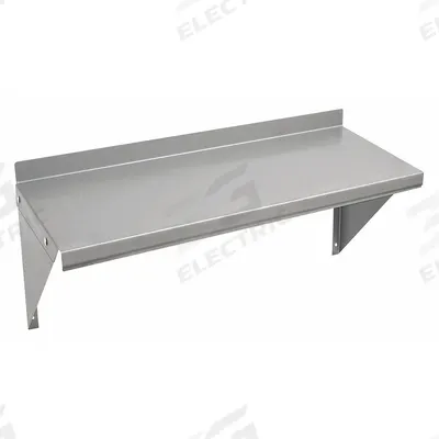 APPROVED VENDOR Wall Shelf: 24 in x 12 in x 13 1/2 in, 24 in x 12 in, 100 lb Load Capacity - Steel Solid Wall-Mount Shelving