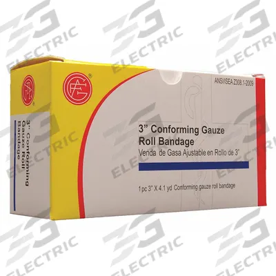 APPROVED VENDOR Gauze Wrap: 4 1/8 yd Dressing Lg, 3 in Dressing Wd, Gauze - Conforming Gauze Bandages
