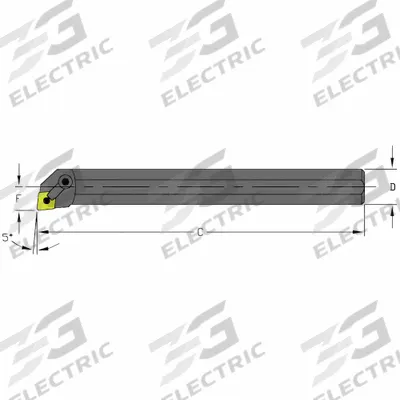 ULTRA-DEX USA Indexable Boring Bar: A12R MCLNL3 (MPN 957-000-125) - Indexable Boring Bars