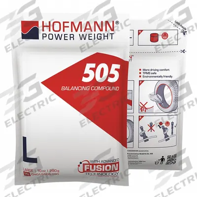 HOFMANN POWER WEIGHT Balancing Compound: Wheel Balancing Beads, Trucks, Silica, Blue/Red