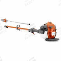 HUSQVARNA Gas Powered Pole Saw: 12 in Blade Lg, 7 ft to 11 1/8 ft Reach, Includes: Tool Only (MPN 525P5S DETACH POLE SAW). Key specifications — Engine Cycle: 2-Cycle; Product Type: Gas-Powered Pole Saw; Manufacturer Part Number: 525P5S DETACH POLE SAW; Interchangeable Head: No.