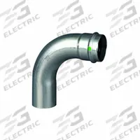 VIEGA PROPRESS Crimp Elbow Fitting: 1 1/2 in CTS x 1 1/2 in CTS Size, 90° Elbow, Press-fit x FTG (MPN 80510). Key specifications — Brand: VIEGA PROPRESS.