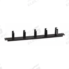 MONOPRICE Premium Cable Management: Horizontal, 1 U, Single Side Sides, 3 in Overall Dp, Black, 7308. Key specifications — Color: Black; Includes: (5) Closeable D-Rings; Orientation: Horizontal; Brand: MONOPRICE; Material: Steel; Number of Sides: Single Side.