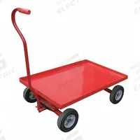 APPROVED VENDOR Wagon Truck: 1,200 lb Cap, 36 in L x 24 in W x 11 1/2 in H Deck, J-Shaped, Red (MPN 39E656). Key specifications — Brand: APPROVED VENDOR; Color: Red.