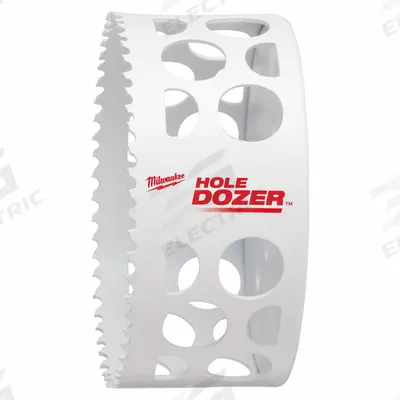 MILWAUKEE Hole Saw: 4 1/8 in Saw Dia., 3.5 Teeth per Inch, 1 5/8 in Max. Cutting Dp - Multi-Material-Cutting Hole Saws without Arbor