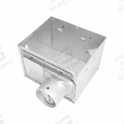 AIR KING Housing Kit: Steel, Silver, FAK100TR, 908RK2 - Housing & Finish Packs for Bathroom Exhaust Fans