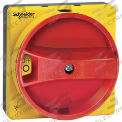 SCHNEIDER Rotary Handle: 0.2 in (5mm) Shaft Size, TeSys VLS Series (MPN VLSH1S5R). Key specifications — Material: Metal; Features: Recessed Selector; For Use With: TeSys VLS Series; Manufacturer Part Number: VLSH1S5R; Brand: SCHNEIDER; Product Type: Replacement Handle; Shaft Size: 0.2 in (5mm).