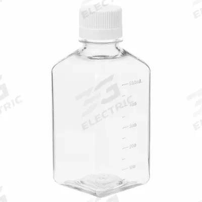 APPROVED VENDOR Media/Storage Bottle: PETG, 16.9 fl oz Capacity - oz, 500 mL Capacity - mL - Plastic Lab Media Bottles