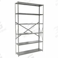 HALLOWELL Metal Shelving: Standalone, Medium-Duty, 48 in x 12 in, 84 in Overall Ht, 6 Shelves (MPN F4711-12HG). Key specifications — Frame Material: Steel; Shelving Material: Steel; Assembled: Unassembled; Color: Gray; Brand: HALLOWELL.