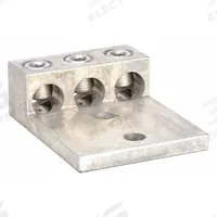 BURNDY Mechanical Connector: For Wire Size 2 AWG – 600 kcmil, 3 Wire Terminations (MPN K3A36U2N). Key specifications — Brand: BURNDY; Lug Material: Tin-Plated Aluminum.