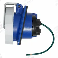 LEVITON Pin and Sleeve Receptacle: Blue, 250V AC, Single Phase, 30 A, 2 Pole, 3 Wire, IEC Grounding (MPN 330R6WLEV). Key specifications — Brand: LEVITON.