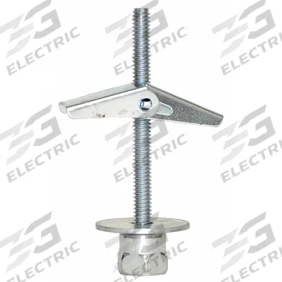 SAMMYS Rod Hanger: 1/4 in Overall Dia, 3 in Overall Lg, 1/4 in Screw Size, Steel - Rod Hangers for Drywall & Plaster