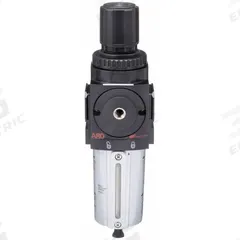 ARO Filter-Regulator: 2000 Series, 3/8 in NPT, 132 cfm, 0.3 micron, 0 psi to 140 psi, Manual Drain (MPN P39333-110). Key specifications — attr109419: ARO; attr109429: Aluminum; attr109463: No; attr109468: 2000.