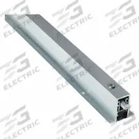 NATIONAL GUARD Automatic Door Bottom: Single Fin Insert, Aluminum, 36 in Lg, 1 1/2 in Wd, Black (MPN 423N-36). Key specifications — Brand: NATIONAL GUARD.
