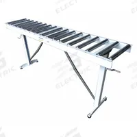 APPROVED VENDOR Material Support Table: 14 11/16 in Overall Wd, 26 1/2 in Min. Ht, 43 1/2 in Max. Ht (MPN 33VE06). Key specifications — Brand: APPROVED VENDOR; Stand Material: Steel; Color: Silver; Overall Length: 5 ft 6 in.