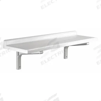 CAMSHELVING PREMIUM Wall Shelf Kit: Solid Shelf, 48 in x 14 in x 13 1/2 in - Plastic Wall-Mount Shelving