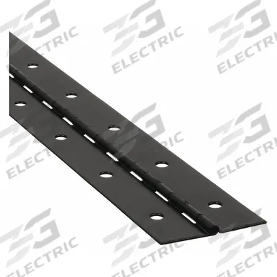 APPROVED VENDOR Piano Hinge: Steel, 72 in Leaf Ht - Full Surface-Mount Piano Hinges