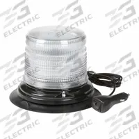GROTE Flashing Beacon: Flashing Beacon, White, 8 1/16 in Overall Wd, 5 3/4 in Overall Ht, LED (MPN 78861). Key specifications — Operating Voltage: 12V DC; Number of Flash Patterns: 26; Mount Type: Screw; Brand: GROTE; Shape: Round; Lighting SAE Class Rating: SAE Class 2.