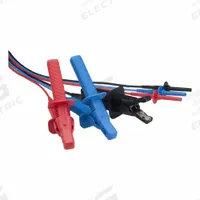 MEGGER Test Lead Clip: CAT IV 600V, 9.8 ft Test Lead Lg, Black/Blue/Red, 1002-534. Key specifications — CAT Safety Rating: CAT IV 600V; Cable/Lead Color: Red; Compatible with Manufacturer Model Number: 1016-106; Brand: MEGGER.