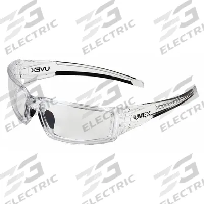 UVEX BY PIP Safety Glasses: Clear Lens, Full-Frame, HydroShield Anti-Fog - Padded Comfort-Fit Safety Glasses