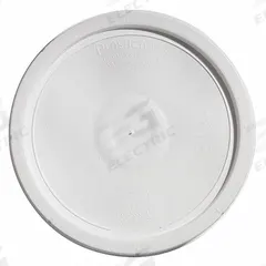 QORPAK Pail Lid: Tear Tab, 12 1/4 in Overall Dia, White, Plastic, 1H2/Y27/S, 12 1/4 in Dia. (MPN 240135). Key specifications — attr1188872: QORPAK; attr1265149: 1H2/Y27/s; attr1188855: 21RP44; attr1188854: Plastic; attr1188856: 240132.