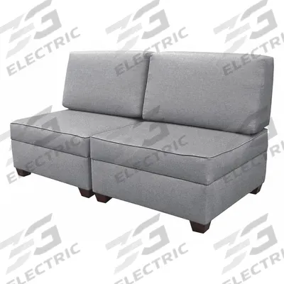 DUOBED Sleeper Sofa: Gray, 60 in Overall Wd, 30 in Overall Dp, 36 in Overall Ht - Modular Multifunctional Furniture
