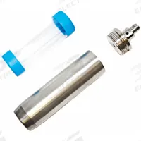 AMS Soil Core Sampler Cup with Cap: Carbon Steel, 2 in Overall Dia, 6 in Overall Lg (MPN 354.16). Key specifications — Material: Carbon Steel; Includes: (2) 2 in Plastic End Caps; Brand: AMS.